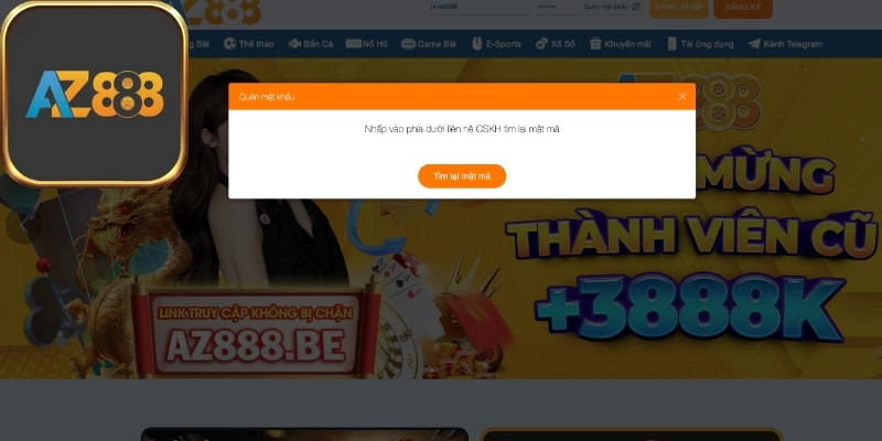 FAQ - Câu hỏi thường gặp về vấn đề đăng nhập Az888