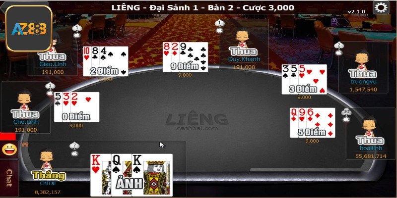 Luật chơi Liêng online hấp dẫn
