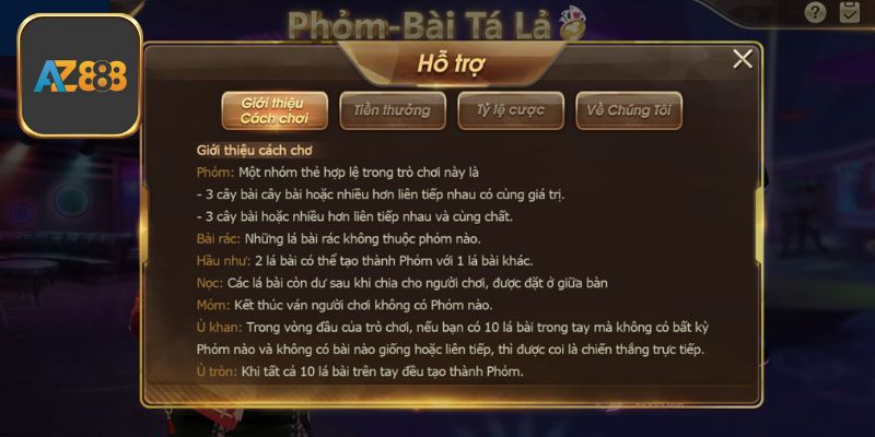 Phỏm online có luật chơi đơn giản, dễ hiểu