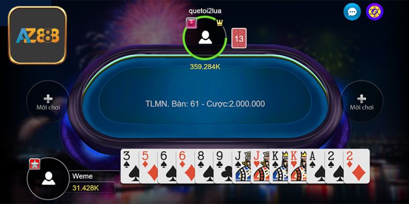Quy trình đánh game tiến lên Az888 chi tiết